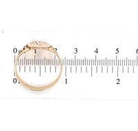 10k Gold Men's Signet Ring with Scroll Monogram Size 10.5 Jewelry (#J6640)