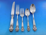 Georgian by Towle Sterling Silver Flatware Set for 12 Service 63 pieces