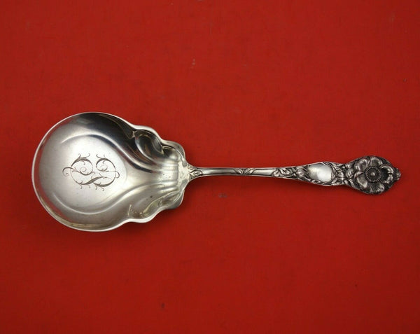 Wild Rose by Watson Sterling Silver Berry Spoon 7 5/8" Serving Silverware