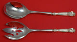 Georgian by Towle Sterling Silver Salad Serving Set Pierced Custom 10 1/2"