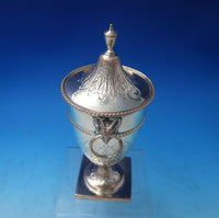 Sheffield English Estate Silverplated Copper Urn w/Ram Handles and Lid #5408