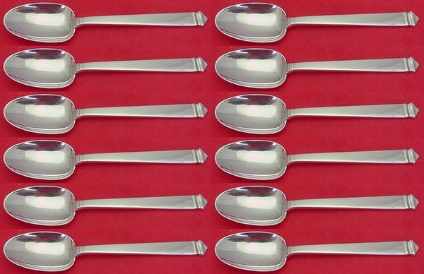 Hampton by Tiffany and Co Sterling Silver Teaspoon Set 12 pieces 6"