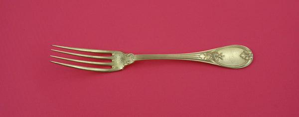 Trianon by Christofle Silverplate Regular Fork/ Dessert Fork all vermeil 7 3/8"