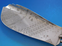 Whiting / Ford & Tupper Sterling Silver Fish Serving Set 3D Figural Pheasant