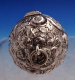 Shiebler Sterling Silver Nutmeg Sifter in Egg Form #3017 2 1/8" x 1 3/8" (#8733)