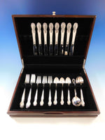 Wedding Bells by International Sterling Silver Flatware Set 8 Service 40 pcs