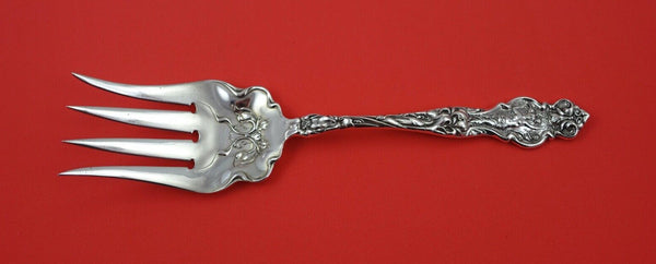 Irian by Wallace Sterling Silver Salad Serving Fork AS 9"