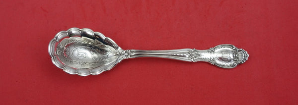 Richelieu by Tiffany and Co Sterling Silver Sugar Spoon w/heart dated 1910 6"
