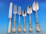 Louis XV by Durgin Sterling Silver Flatware Set Service 54 pc Rare In Fitted Box
