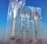 Rose Tiara by Gorham Sterling Silver Flatware Set for 6 Service 24 Pieces New