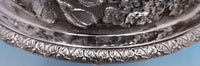 Repousse by Jenkins and Jenkins Sterling Silver Round Covered Dish #246 (#7821)
