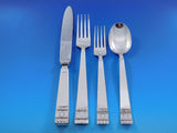 Donatello by Stancampiano Italy Sterling Silver Flatware Set 65 pieces Dinner