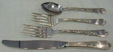 Sterling Rose By Wallace Sterling Silver Regular Size Place Setting(s) 4pc