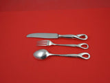 Padova by Tiffany and Co Sterling Junior Set 3-pc in original box knife 7 1/4"