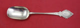 English Victorian Sterling Silver Sugar Spoon Chased Birmingham 5 1/2"