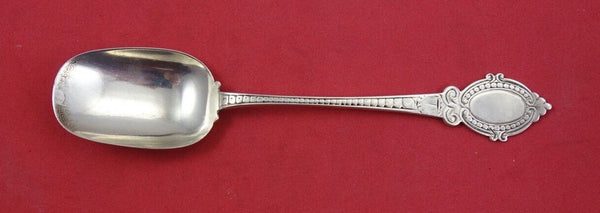English Victorian Sterling Silver Sugar Spoon Chased Birmingham 5 1/2"