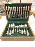 Grape by Whiting Sterling Silver Flatware Set Service 84 pieces Early