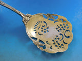 Georgian by Towle Sterling Silver Tomato Server Gold Washed Hand Pierced 7 5/8"