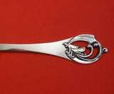 Jens Sigsgaard Danish Sterling Silver Gravy Ladle with Spout 7 1/2" Serving