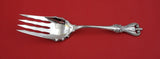 Old Colonial by Towle Sterling Salad Serving Fork Old style w/ ruffles 8 7/8"