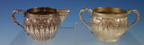 Fratelli Coppini Italian .800 Silver Sugar and Creamer Set 2pc Repoussed (#2771)