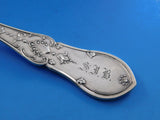 Dew Drop by Shiebler Sterling Silver Cold Meat Fork Pcd Bright-cut 8 5/8" Rare