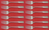 Eighteen Ten 1810 by International Sterling Silver Salad Fork Set 12 pcs