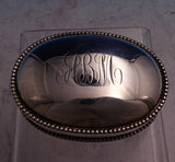 Bead by Shiebler Sterling Silver Soap Dish #7470 3 5/8" x 2 1/2" x 1 1/2" #8715
