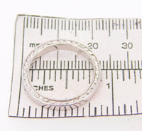 14k White Gold 2.5mm Ring Band with Engraved Sides (#J3938)