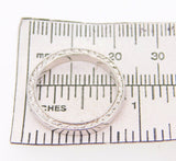 14k White Gold 2.5mm Ring Band with Engraved Sides (#J3938)