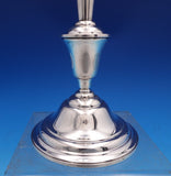 Rogers Sterling Silver Candlestick Pair #210 65/17 9" x 4 1/8" Weighted (#8195)