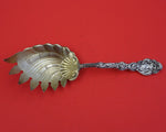 Versailles by Gorham Sterling Silver Macaroni Server Gold Washed Shell Bowl 9"