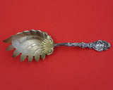 Versailles by Gorham Sterling Silver Macaroni Server Gold Washed Shell Bowl 9"