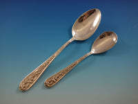 Corsage by Stieff Sterling Silver Flatware Set Service 30 pieces Repousse Floral