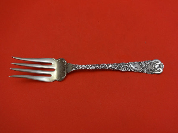 Dresden by Watrous Sterling Silver Beef Fork with Light Gold Wash 7"