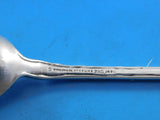 Lap Over Acid Etched by Tiffany Sterling Silver Parfait Spoon with Foliage 6"