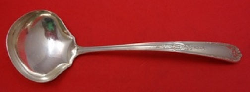 Della Robbia by Alvin Sterling Silver Gravy Ladle 7 3/8" Serving Silverware