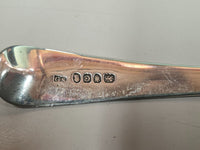George Smith IV English Georgian Sterling Silver Platter Spoon London 1798 12"