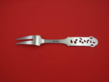 Norwegian Sterling Silver By Brodrene Lohne Cold Meat Fork #166 2-tine 8 3/4"