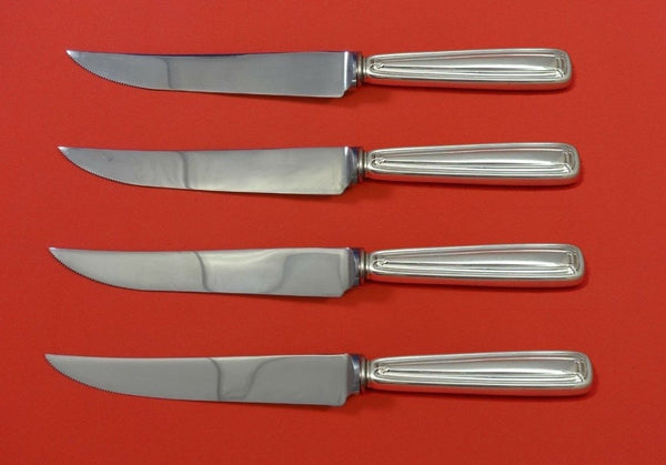 Saint Dunstan by Tiffany & Co. Sterling Silver Steak Knife Set 4pc HHWS Custom