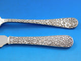 Floral by Tiffany & Co. Silverplate Individual Fish Set 24 pieces Antique c1884