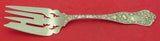 American Beauty by Shiebler Sterling Silver Cold Meat Fork Pierced 7 1/2"
