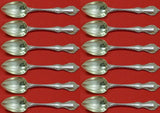 Debussy by Towle Sterling Silver Grapefruit Spoon Custom Set 12 pieces 6" Fluted