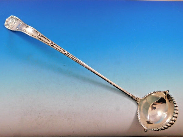 Wave Edge by Tiffany and Co Sterling Silver Punch Ladle w/ Button Dated 1894 16"