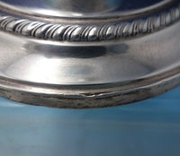 Gadroon by Hamilton Sterling Silver Candlestick Pair 7 1/2" x 5" c.1920 (#5457)