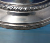 Gadroon by Hamilton Sterling Silver Candlestick Pair 7 1/2" x 5" c.1920 (#5457)