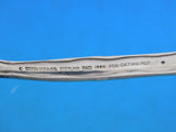 Lap Over Edge Acid Etched Tiffany Sterling Ice Cream Fork GW Forget Me Not