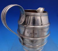 English Estate Sterling Silver Syrup Pitcher Barrel Form w/Handle c.1923 (#6957)