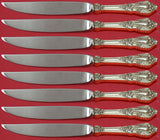 Eloquence by Lunt Sterling Silver Steak Knife Set 8pc Not Serrated Custom