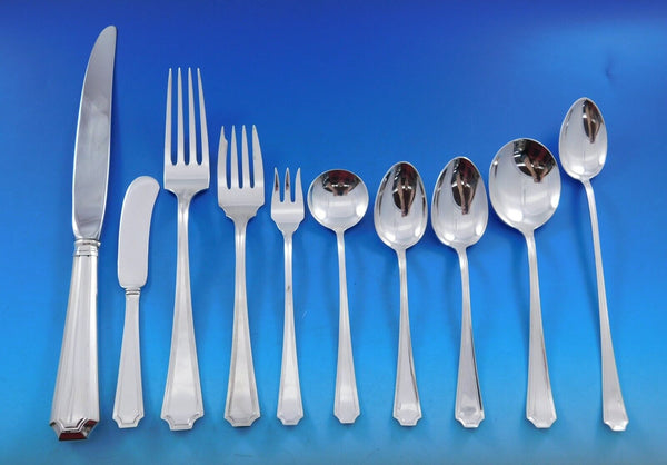 Fairfax by Durgin-Gorham Sterling Silver Flatware Set 12 Service 135 pcs Dinner